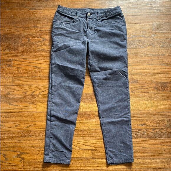 Lululemon Men’s Heathered Deep Navy ABC Pant Slim *Tech Canvas